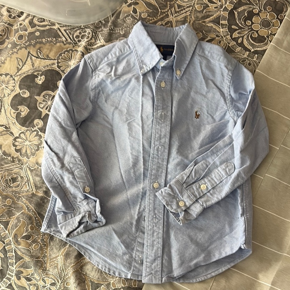 Ralph Lauren Sky Blue Oxford Shirt